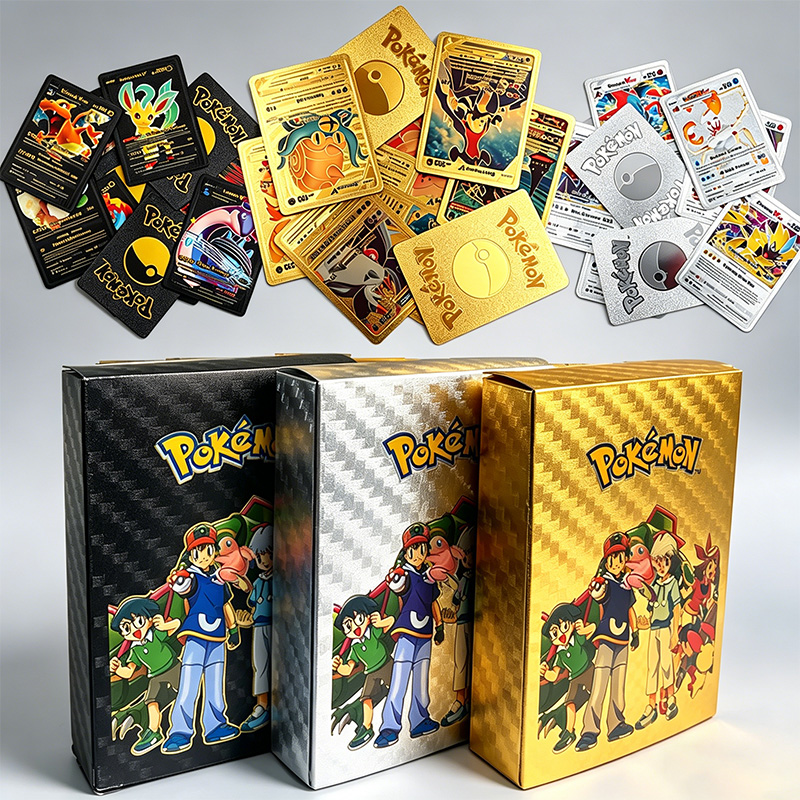 Board Game Pokemon - 55枚入り 英語カード チャリザード ゴールドフォイルカード 金文字 英語