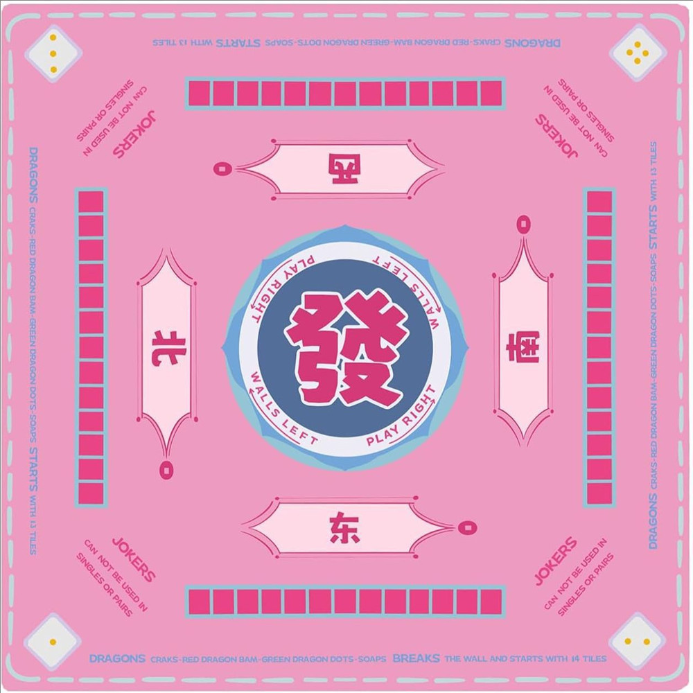 Board Game Card - 高品質厚手ゴム製麻雀マット、多サイズ展開のデスクパッド、耐久性のあるボードゲームテーブルマット、テキサスホールデムカードゲーム用