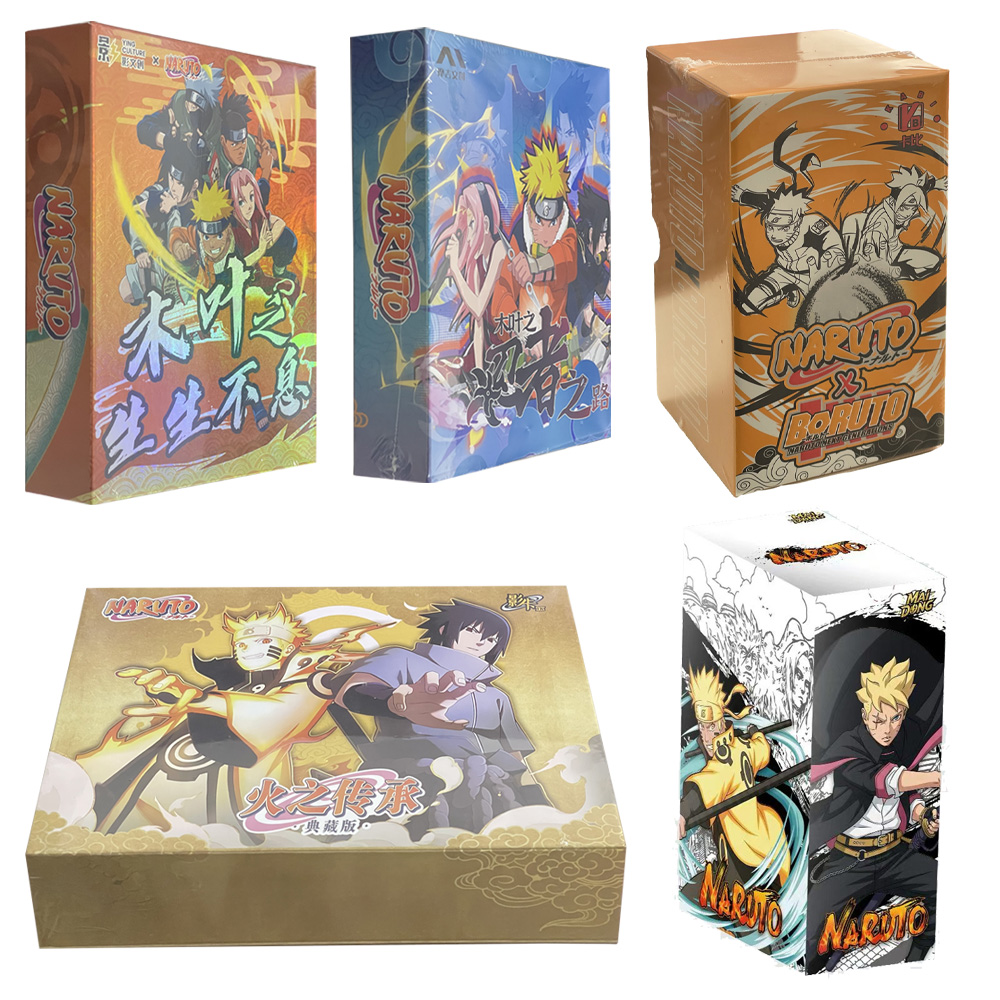 Board Game Naruto - 2026 ナルトカード英語版カード暁レアアニメゲームコレクタブルカード子供のおもちゃホリデーギフト