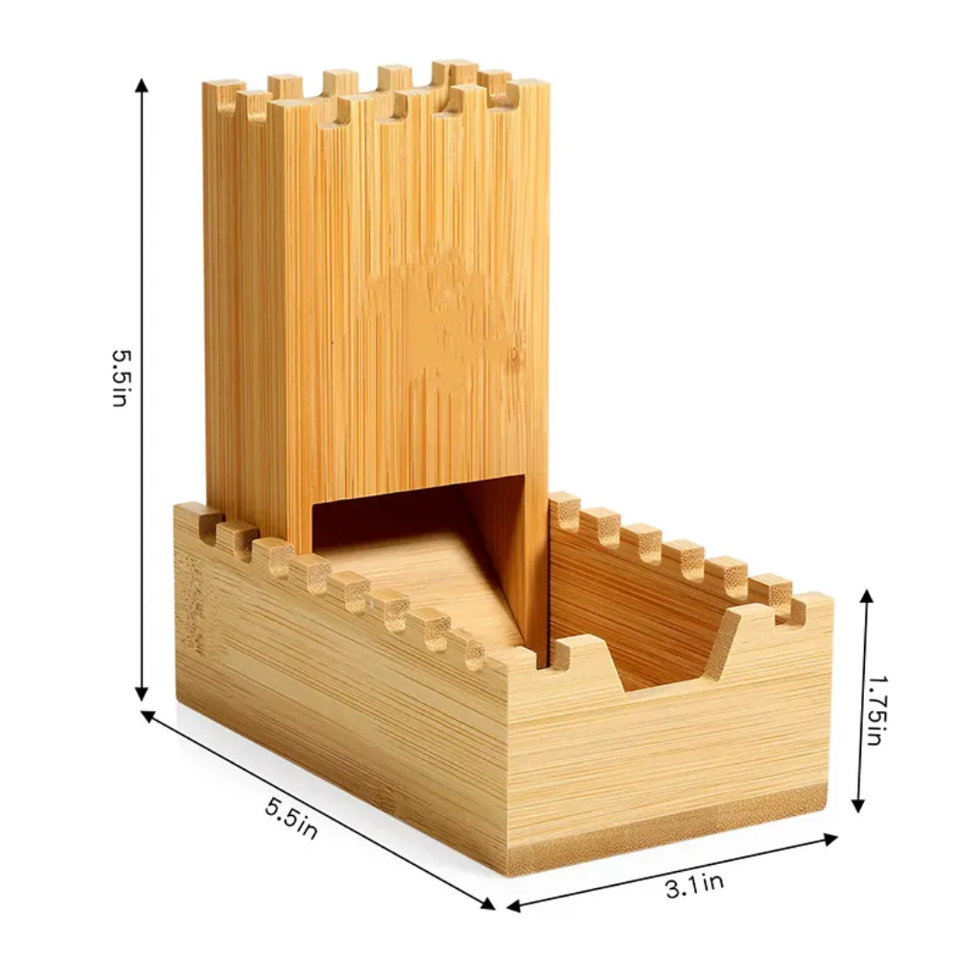 木製ダイスタワー 折りたたみ収納ボックス テーブルトップゲー - Dice Tower Wooden のレビューと価格