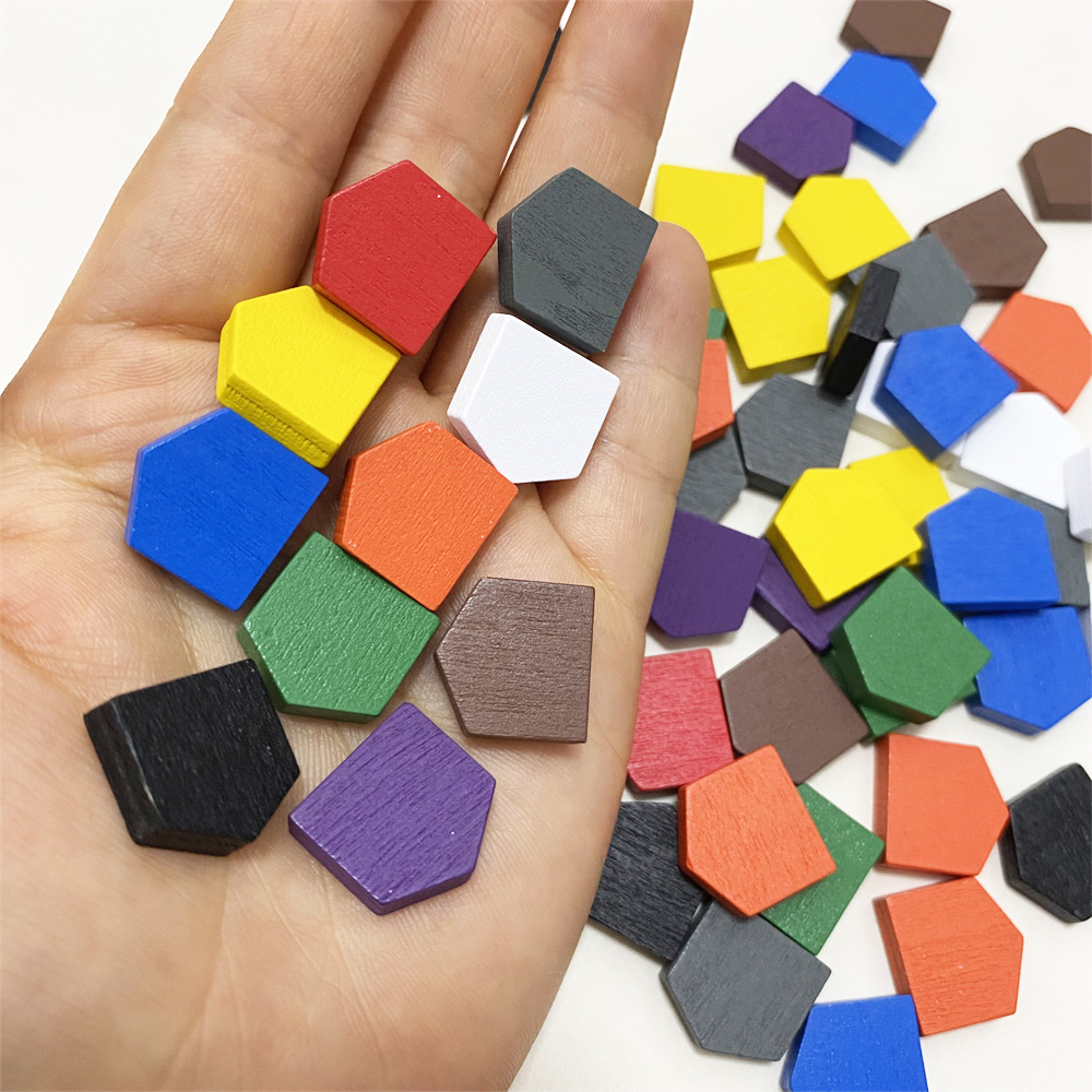 カラフルな木製の家のゲーム,16x16mm,トークン,ゲーム - Board Game The Sims のレビューと価格