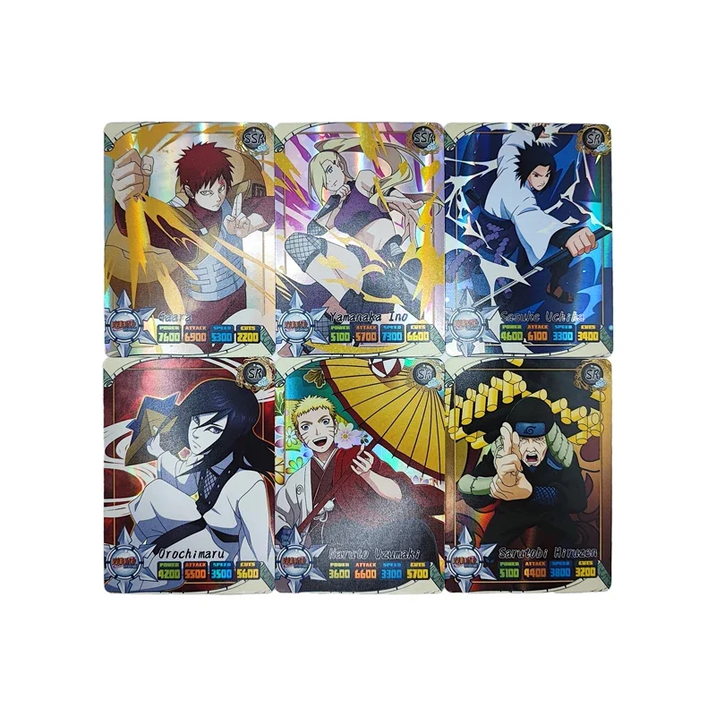50 個ナルト英語カード派手なカカシうずまきナルトサスケボー - Board Game Naruto のレビューと価格