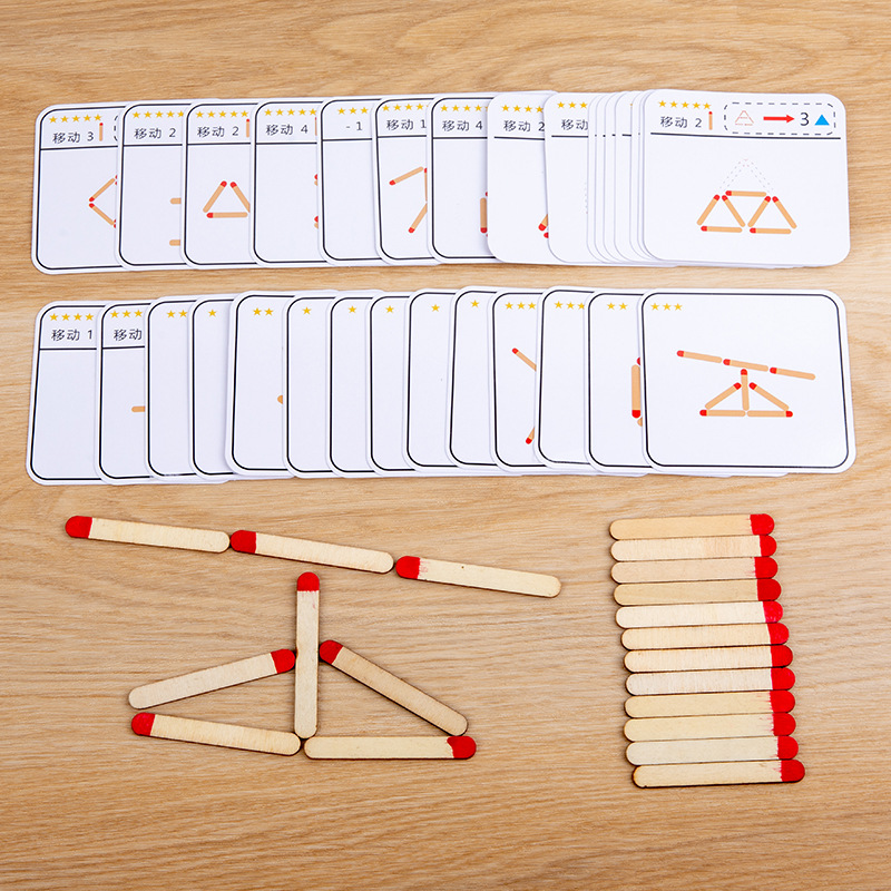 モンテッソーリの木製パズルと一致,幾何学的な数学ボードゲーム - Board Game China のレビューと価格