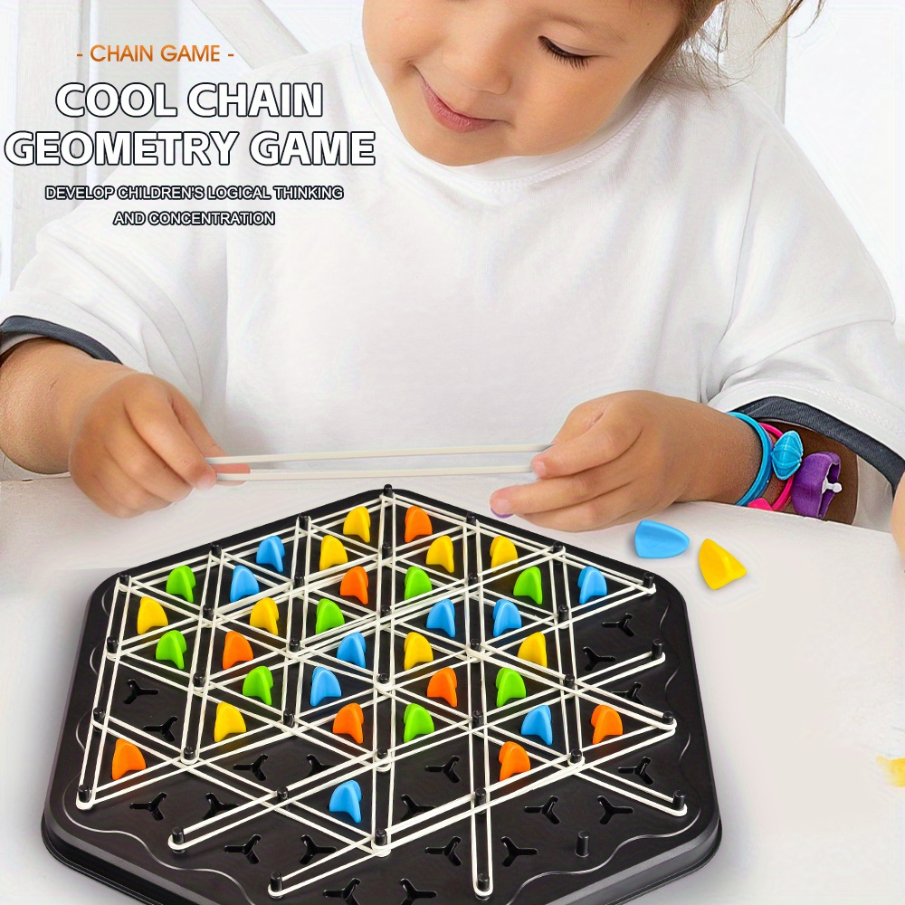 トライアングルボードゲームセット - 三角形の輪ゴムゲーム、 - Board Game Sequence のレビューと価格