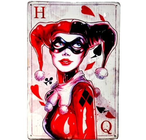 イラスト入りクインヴィンテージメタルサイン スパッターポーカ - Board Game Card のレビューと価格