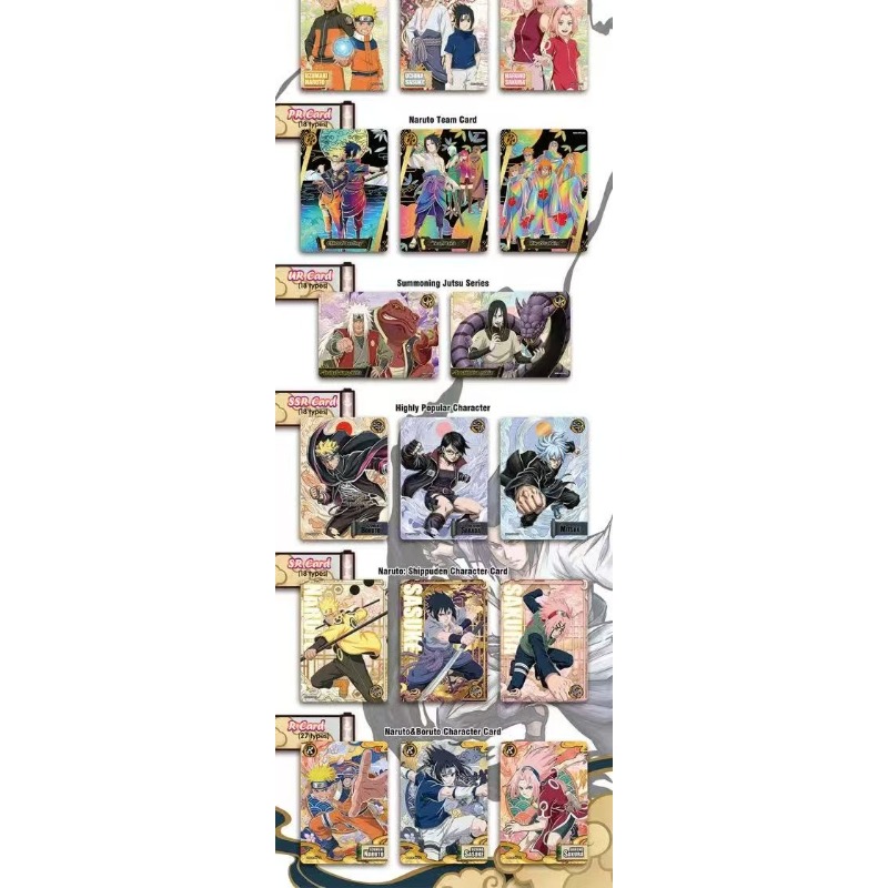 2026 新ナルト英語版カード暁レアアニメゲームコレクタブル - Board Game Naruto のレビューと価格
