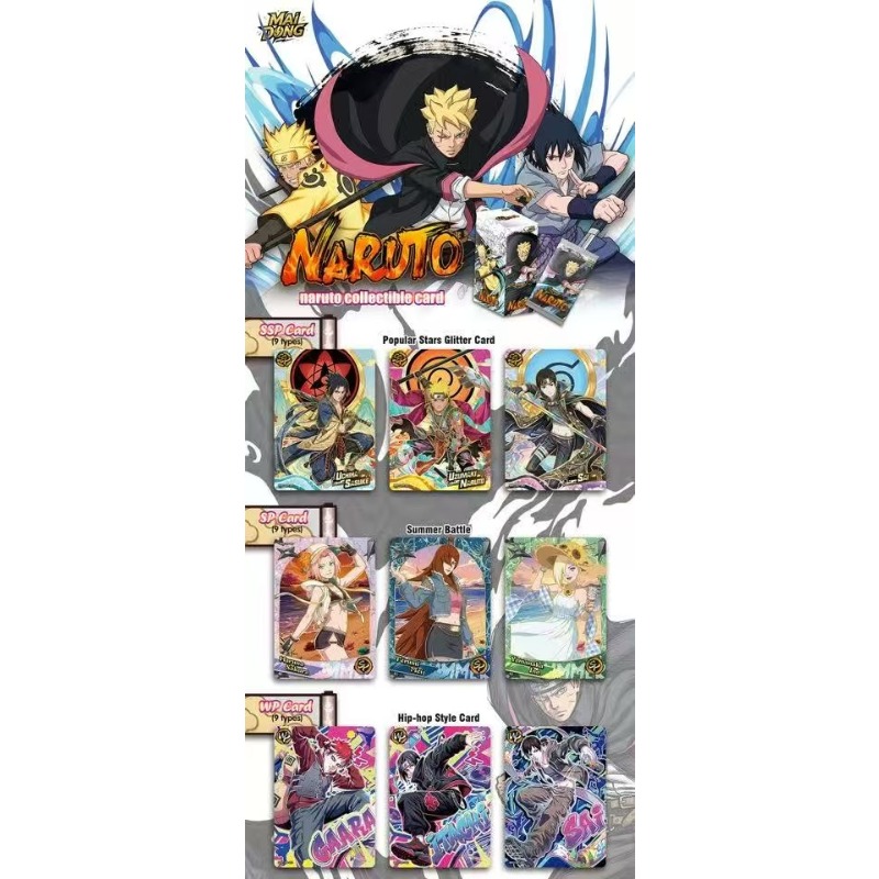 2026 新ナルト英語版カード暁レアアニメゲームコレクタブル - Board Game Naruto のレビューと価格