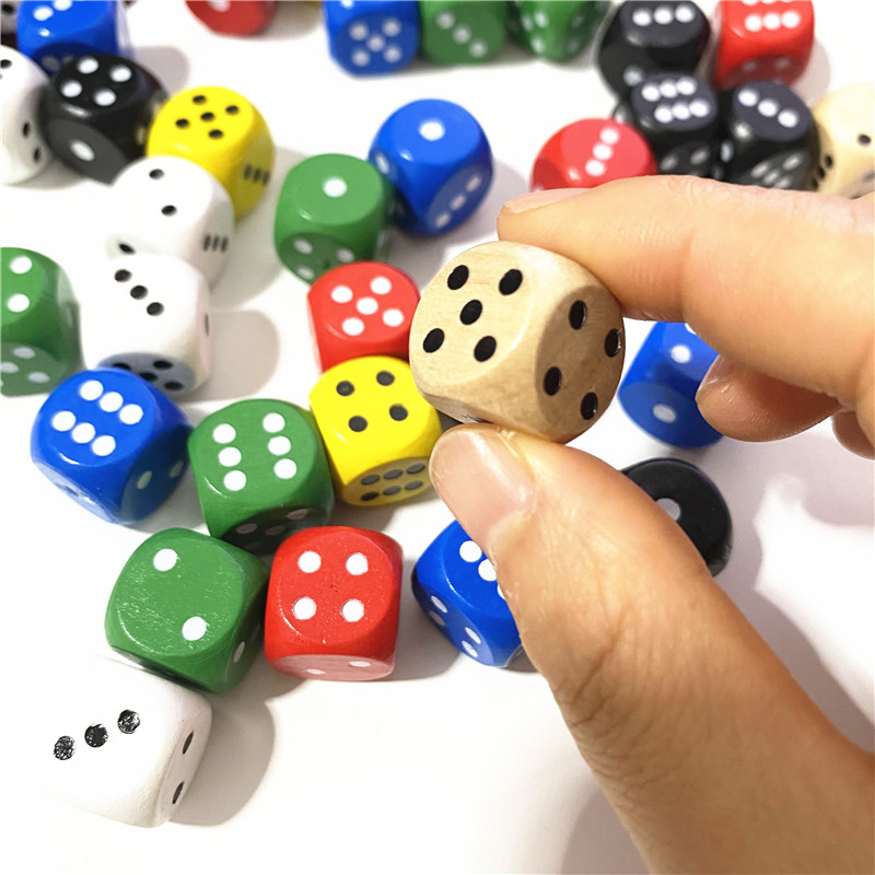 50個/セット 16mm木製ポイントキューブ ラウンドコーナ - Dice Tower Wooden のレビューと価格
