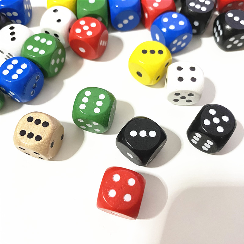 50個/セット 16mm木製ポイントキューブ ラウンドコーナ - Dice Tower Wooden のレビューと価格
