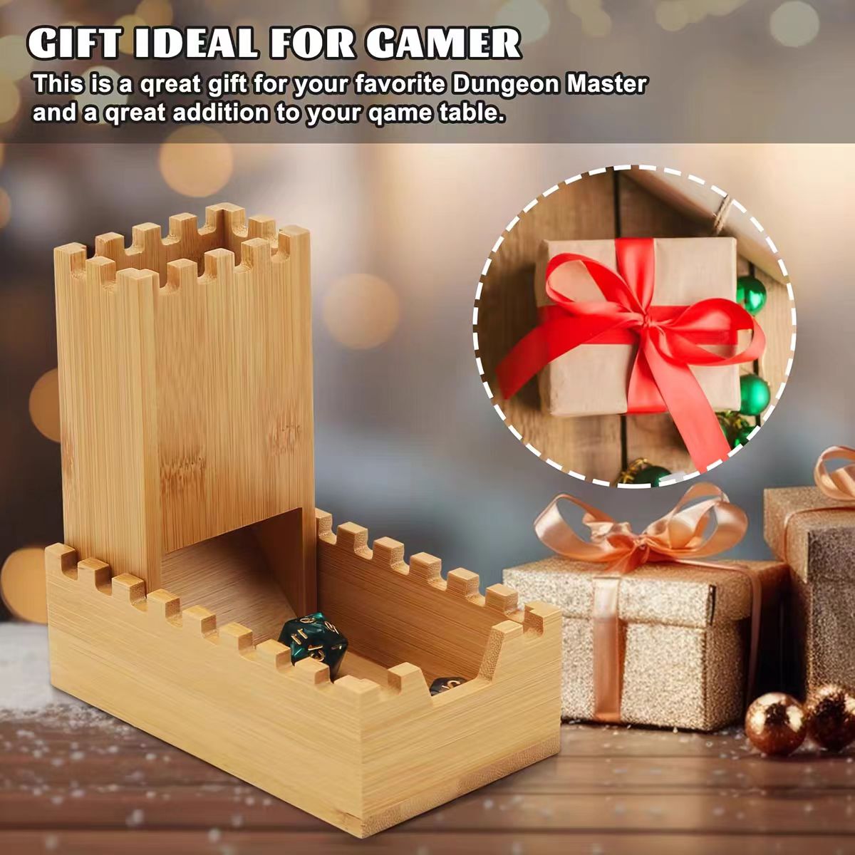 折りたたみ式木製ダイスタワー ダイス収納ボックス ボードゲー - Dice Tower Wooden のレビューと価格