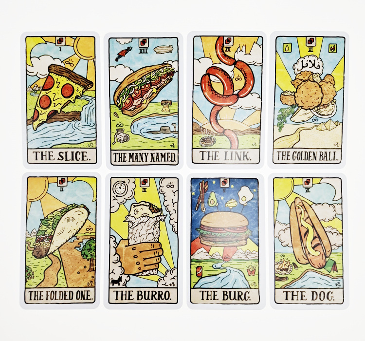 78リットルの食品 & ドリンクカードの新しいタロットコレク - Board Game Oracle のレビューと価格