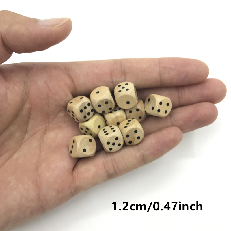 新しい100個入りパックゲーム 12/16/20/25mm丸 - Dice Tower Wooden のレビューと価格