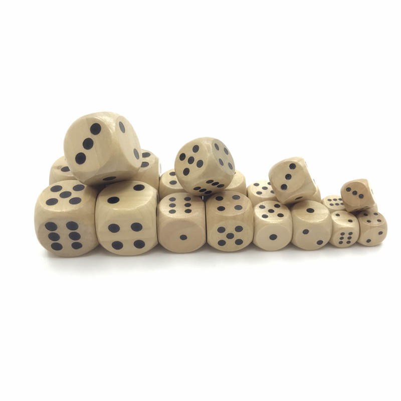 10個入りゲームセット 12/16/20/25mm 丸型ボー - Dice Tower Wooden のレビューと価格